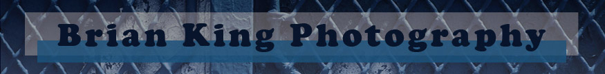 Brian King Photography website banner