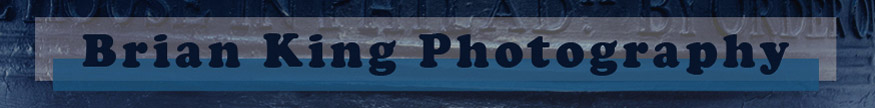 Brian King Photography website banner